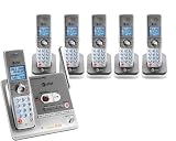 AT&T SL82658 DECT 6.0 Expandable Cordless Phone with Digital Answering System   1 Base, 5 chargers, 6 Handsets