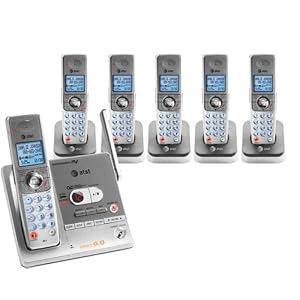 AT&T SL82618 DECT 6.0 Digital Expandable 6-Handset Cordless Phone with Caller ID and Answering System