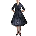 Plus Size Gothic Lolita Black Belted Military Dress 2xl&nbsp;&nbsp;by 