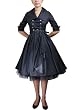 Gothic Lolita Harajuku Belted Military Swing Dress L