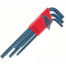 Bondhus 10999 Set of 9 Balldriver« L-wrenches, sizes 1.5-10mm