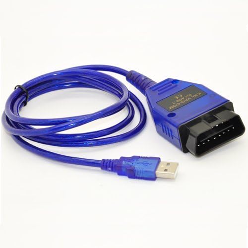 WTQ OBD2 OBD II VAG-COM USB Cable Auto Diagnostic Scanner Tool For KKL 409.1 VW/AUDI SEAT Volks