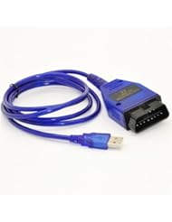 WTQ OBD2 OBD II VAG-COM USB Cable Auto Diagnostic Scanner Tool For KKL 409.1 VW/AUDI SEAT Volks