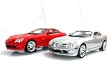 RC Modell Auto Mercedes Benz SLR McLaren mit Fernbedienung silber oder rot 1:12 2009