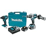 Makita XT257MB 18V LXT Lithium-Ion Brushless Cordless 2-Pc. Combo Kit (4.0Ah) [並行輸入品]