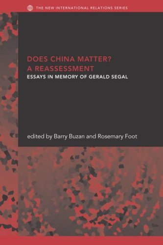 Does China Matter? (New International Relations) Book Image
