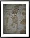 Ancient Bas-Relief in Underground Ruins of Zaachila, Oaxaca Valley, Mexico Framed Art Poster Print by Judith Haden, 31x39