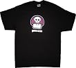 Nintendo Game Over Purple Poison Mushroom Black T-Shirt