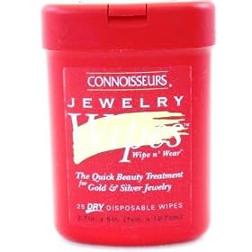 Connoisseurs Jewelry Wipes 25's