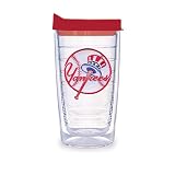 Tervis Tumbler New York Yankees 16oz Insulated Tumbler With Spill-Proof Lid - New York Yankees One Size