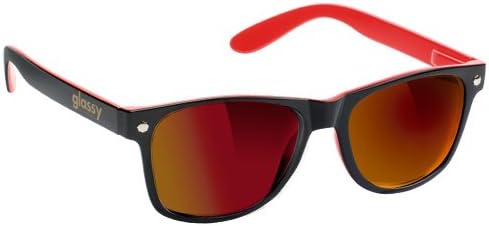 Glassy Sunhaters Sunglasses Leonard Black / Red / Red Sunglasses