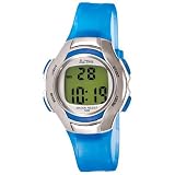 Activa Women's Digital Blue Transparent Rubber Strap Watch #AD005-004