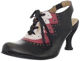 John Fluevog Women's Etta Place Slingback Sandal,Black/Red/White,10 M US