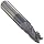 Melin Tool CCMG-M Solid Carbide Square Nose End Mill, General Purpose, AlTiN Coated, Single Cut, Multi-Flute, Center Cutting