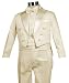New Ring Bearer Boys Tuxedo Tail Suit Tux Set Ivory From Baby to Teen
