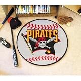 Pittsburgh Pirates MLB Baseball" Round Floor Mat (29")"