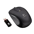 Logitech V220 Cordless Optical Mouse for Notebooks (Black)