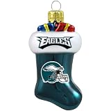 NFL Philadelphia Eagles Blown Glass Stocking Ornament
