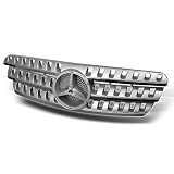 Mercedes Benz ML W163 1998 1999 2000 2001 2002 2003 2004 2005 Front Grille - Silver by Mercedes-Benz
