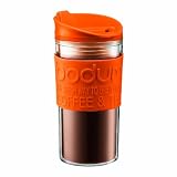 Bodum Medium 12-Ounce Travel Mug, Orange