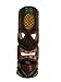 Hand Carved Wooden Tiki Mask Pineapple 20 Inch