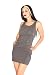 Perpetual Vogue Gray Metal Grommet Rocker Sexy Clubbing Dress