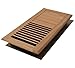 Decor Grates WL614W-U 6-Inch by 14-Inch Wood Wall Register, Unfinished Oak