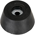 Penn-Elcom F1615 Rubber Cabinet Foot 1.7" Dia. x 0.75" H