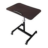 Adjustable Computer Laptop Notebook Table Walnut-Colored Desk Stand