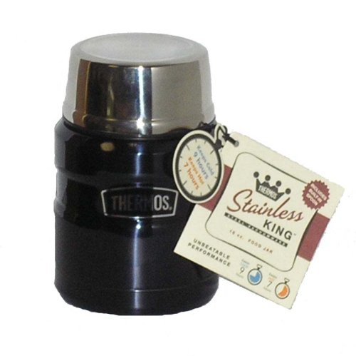 Thermos Stainless King Food Flask 0.47 Litre, Blue