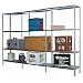 Schraubregal MIERA 1230W - Haushaltsregal wei�
