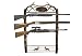 Rush Creek Log Cabin Style Big Game 5-Gun Wall Rack