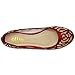 Ollio Women's Shoe Mesh Floral Glitter Ballet Flat