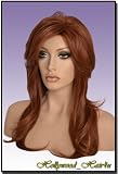 Hollywood_hair4u - Long Layered #29H Red Brown Auburn Mix Wig Kanekalon Heat Resistant Synthetic Fiber Wig with Packed Root Top *NEW*