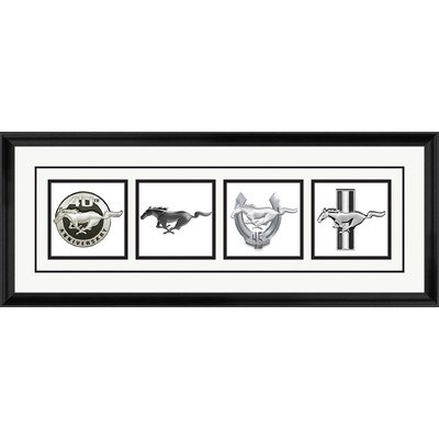 Ford Mustang Emblems Framed Art
