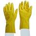Ansell FL 87-298 Medium Duty Latex Glove, Chemical Resistant, 12" Pinked Cuff, 12" Length