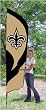 TTNO Saints Tall Team Flag with pole
