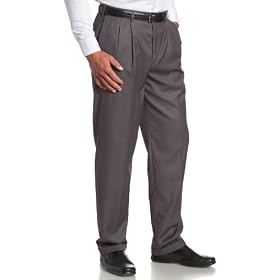 Savane Mens Select Edition Pleated Gaberdine Dress Pant