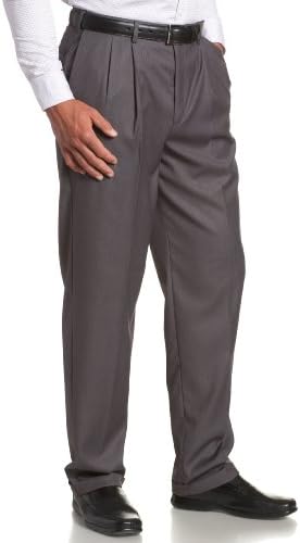 Savane Men's Select Edition Pleated Gaberdine Dress Pant
