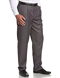 Savane Men's Select Edition Pleated Gaberdine Dress Pant
