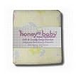 Honey Baby Yellow Baby Blanket with pastel flowers
