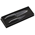 Kyocera Revolution Paring and Santoku Knife Gift Set, Black Blade