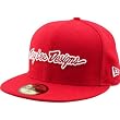 Troy Lee Designs Classic Signature Men's Fitted Casual Wear Hat - Red