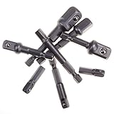 8 ピース 1/4 "、 3/8" 、 1/2 "電源延長バー ツール ソケット ビット アダプタ ドリル ナットドライバ #72214