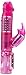 CalExotics Waterproof Jack Rabbit – Rabbit Vibrator With Rotating Shaft – Vibe Sex Toys for Couples – Adult Clitoral & G Spot Massager – Pink