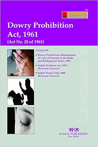 Dowry Prohibition Act 1961 (Lawmann's) - 2017 Edition