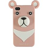 iburg iPhone 4 フルプロテクション・シリコン ベアー, ライト・ピンク IP4-IBG-LP