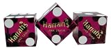 2 19mm Harrah's Casino Precision Dice - Used in Actual Casino