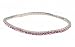 Anklet - A10 - Swarovski (tm) Crystal - Stretch ~ Light Rose