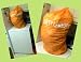 Laundry Bags Orange Printed Phase -"Dirty Laundry" THREE BAGS 24"X32"